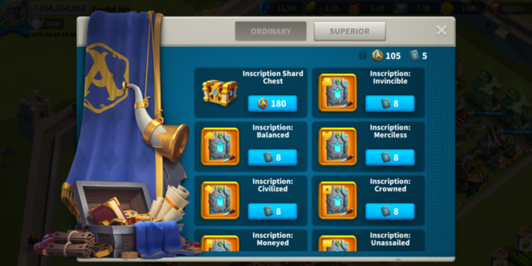 Rise of Kingdoms. 230 Million power, 33.5 Billion kills, 63 Million dead troops, 505M autarch, 9 digit account (1650 days). 12000 usd + fee