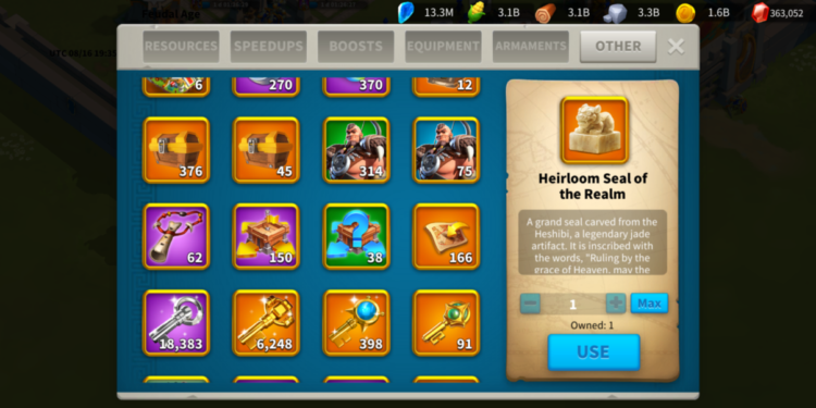 Rise of Kingdoms. 230 Million power, 33.5 Billion kills, 63 Million dead troops, 505M autarch, 9 digit account (1650 days). 12000 usd + fee