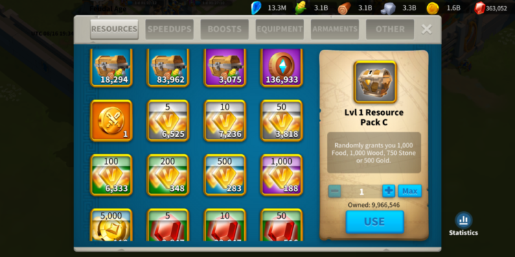 Rise of Kingdoms. 230 Million power, 33.5 Billion kills, 63 Million dead troops, 505M autarch, 9 digit account (1650 days). 12000 usd + fee