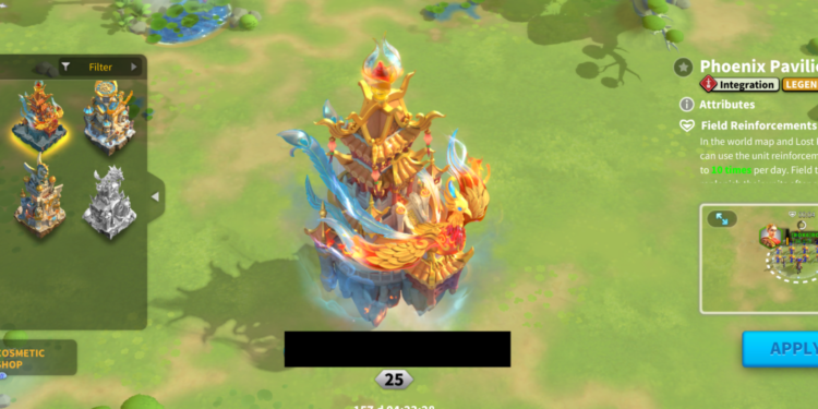 Rise of Kingdoms. GEARS: 74 ( 68 with talent). 21000 usd + fee