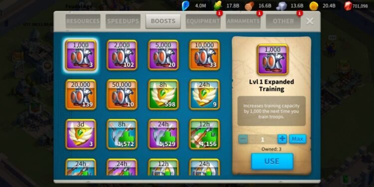Rise of Kingdoms. 75 Million power + returning troops. VIP 19. 1000 USD + our Fee