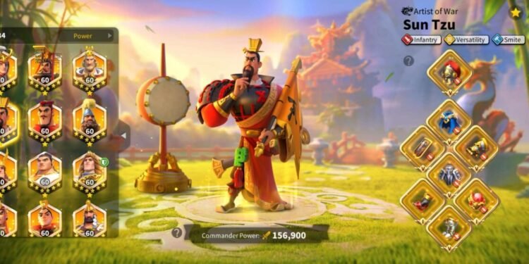 Rise of Kingdoms. Nearly 80 legendary expertised (meta all maxed). 11000 usd + fee