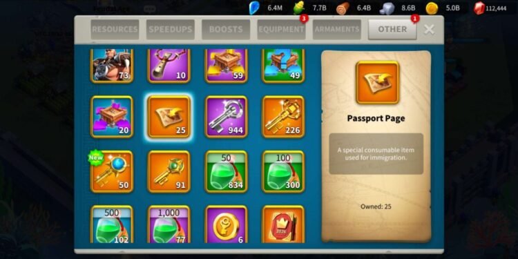 Rise of Kingdoms. EQUIPMENT 56(37 special gear). 7500 usd + fee