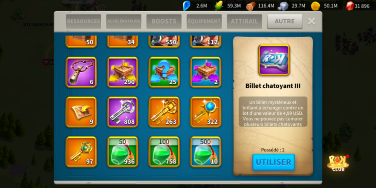 Rise of Kingdoms. 107 Million power, VIP 18. 500 USD + our Fee