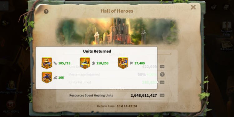 Rise of Kingdoms. 119,5 + 2,5m after KvKMillion power, 7,4 Billion kills, VIP 18. 850 USD + our Fee