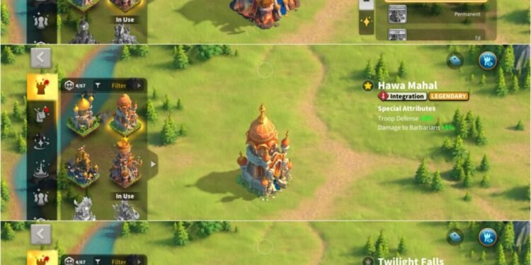 Rise of Kingdoms. EQUIPMENT 56(37 special gear). 7500 usd + fee
