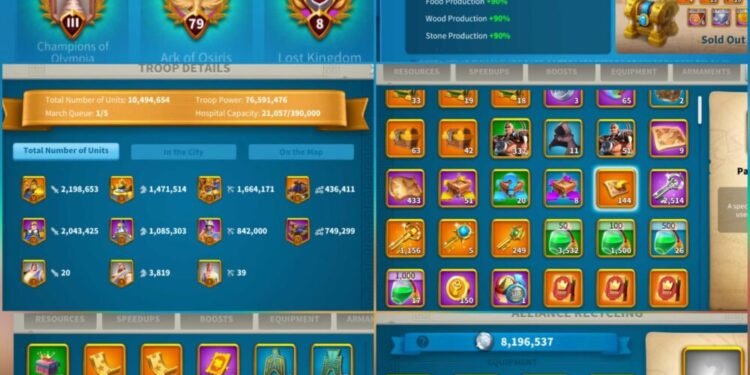 Rise of Kingdoms. 136 million power, 25 Billion kills, SVIP. 2750 USD + our Fee
