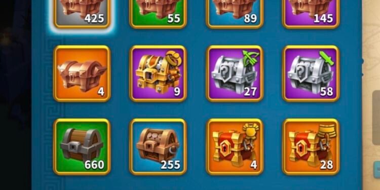 Rise of Kingdoms. EQUIPMENT 56(37 special gear). 7500 usd + fee