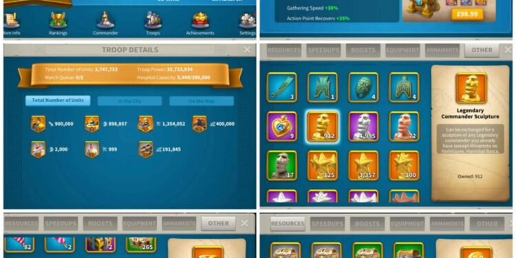 Rise of Kingdoms. 95 Million power, 15.5 billion kills, VIP 19. 1400 USD + our Fee