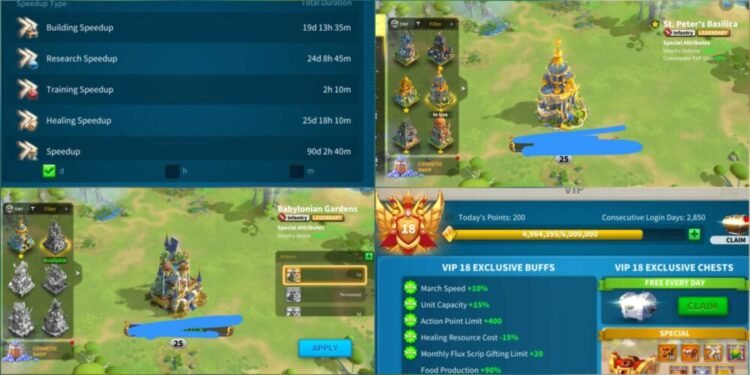 Rise of Kingdoms. 92 Million power, 7 Billion kills, VIP 18. 550 USD + our Fee